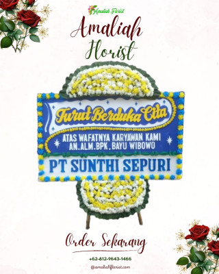 Papan Bunga Duka di Jayamandiri
