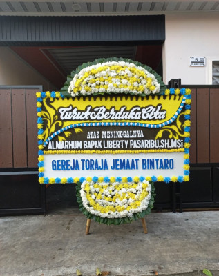 Papan Bunga Duka di Jayamandiri